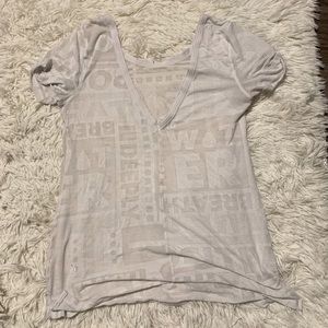 Lululemon White Manifesto Shirt